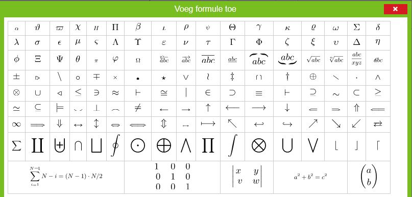Formula Editor