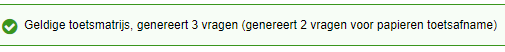 Papieren toetsafname